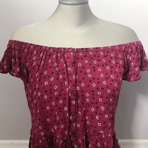 Off the shoulder top